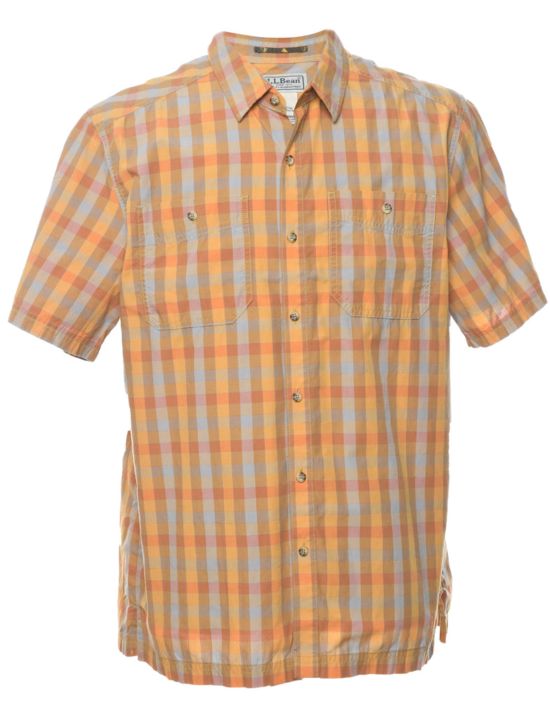 L.L. Bean Checked Shirt - L