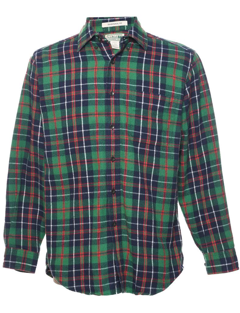 L.L. Bean Checked Shirt - S