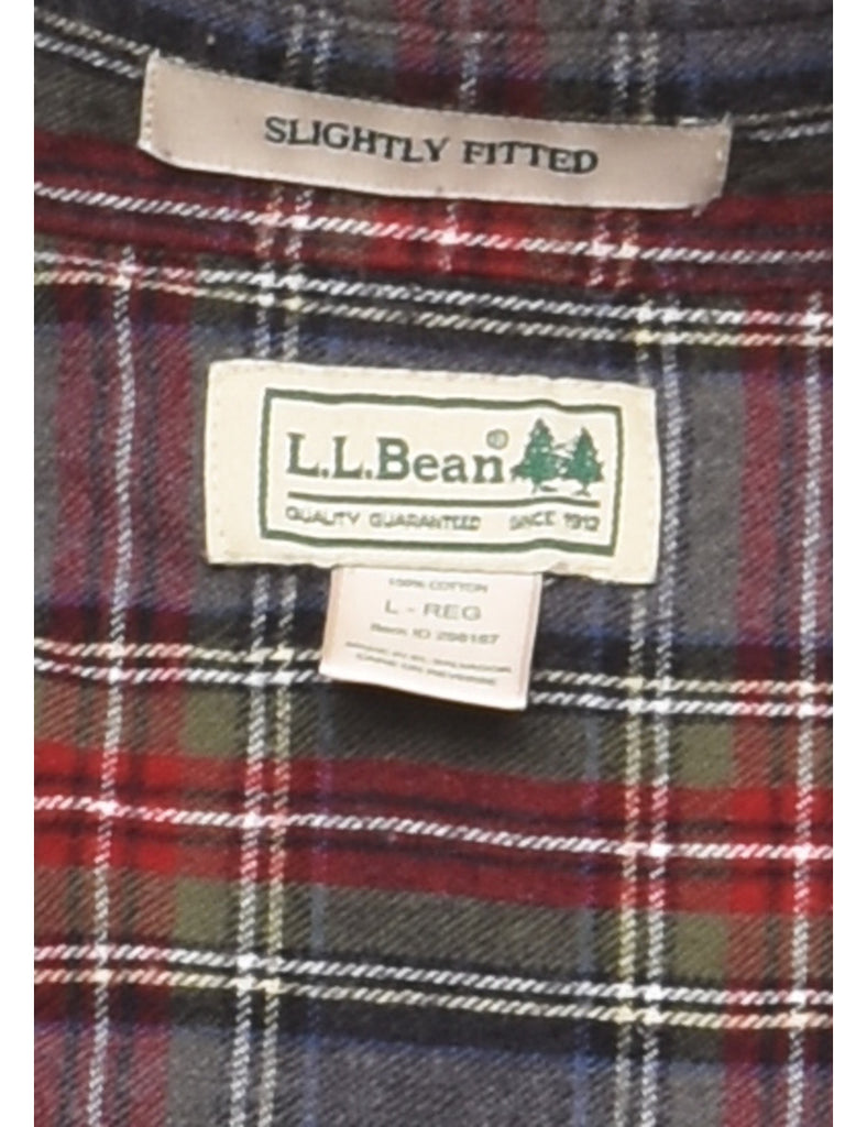 L.L. Bean Checked Shirt - L