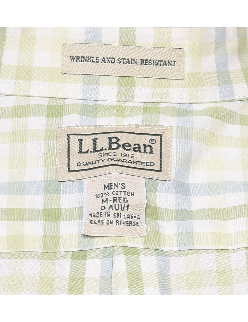 L.L. Bean Checked Shirt - M