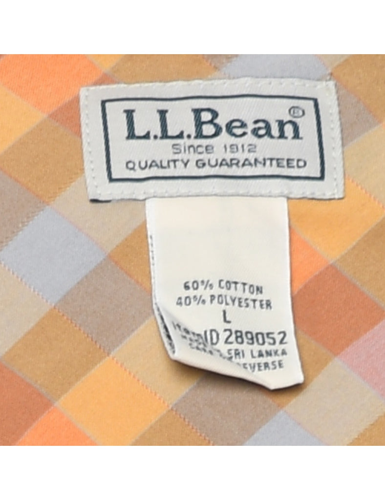 L.L. Bean Checked Shirt - L