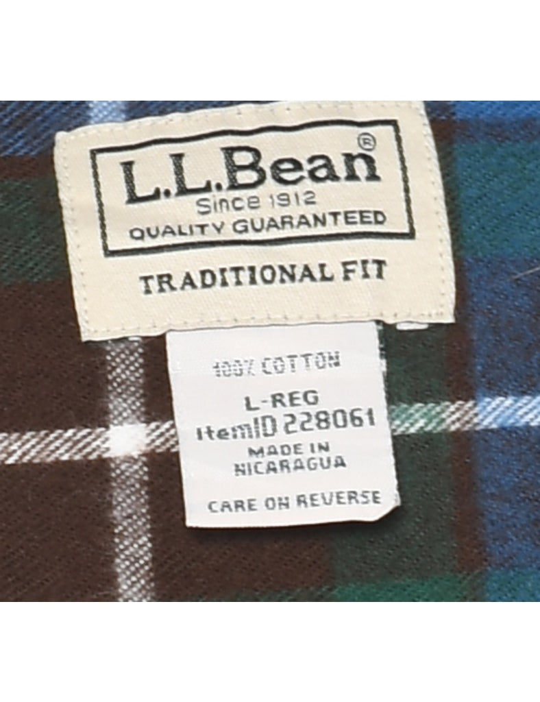 L.L. Bean Checked Shirt - L