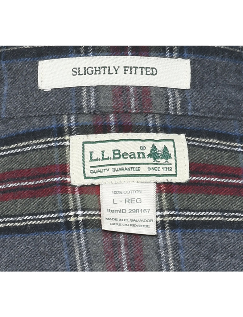 L.L. Bean Checked Shirt - L