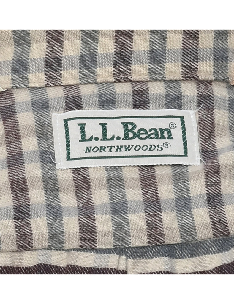 L.L. Bean Checked Shirt - L