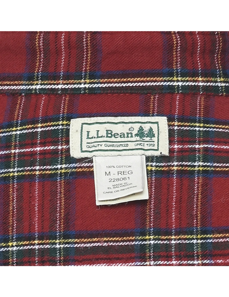 L.L. Bean Checked Shirt - M