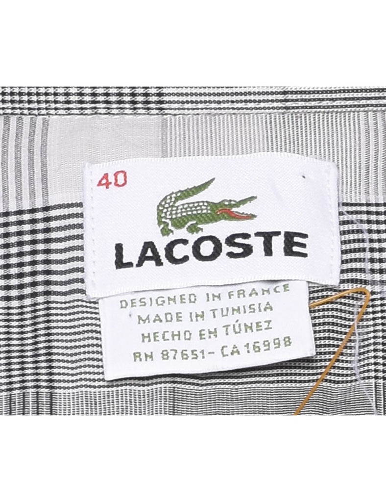 Lacoste Checked Shirt - M