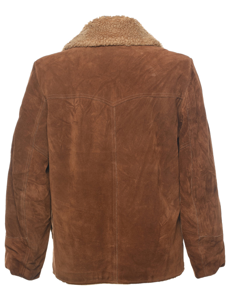 Lake Land Shearling Suede Jacket - M