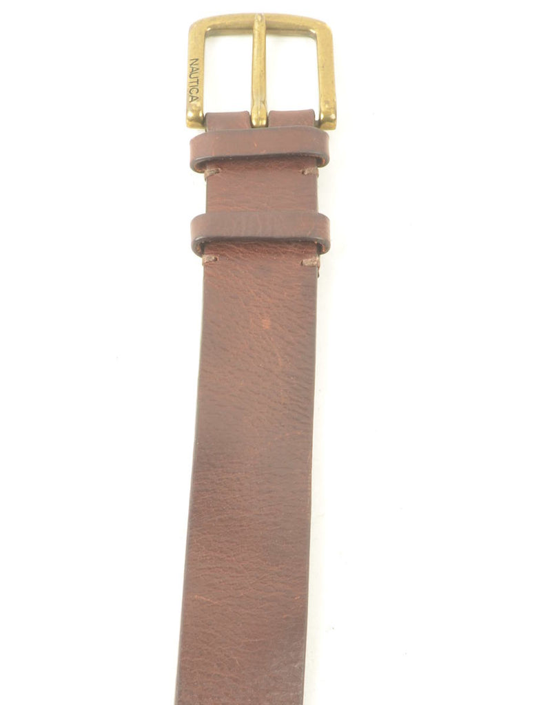 Leather Brown Belt - M