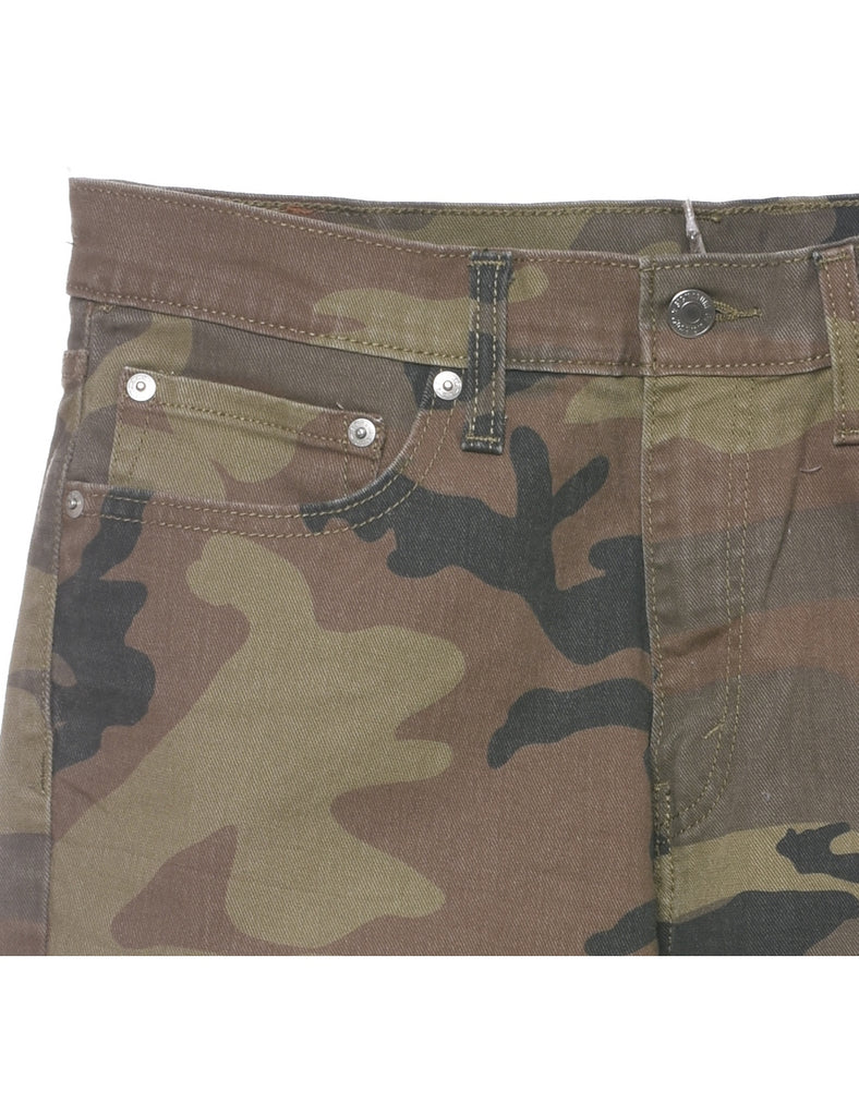 Levi's Camouflage Shorts - W34 L11