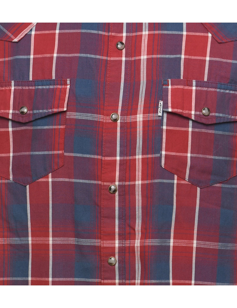 Levi's Checked Western Shirt - M