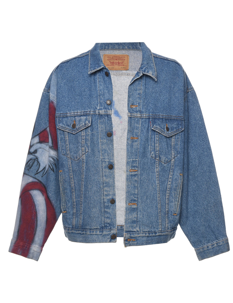 Levi's Customised Denim Jacket - XL