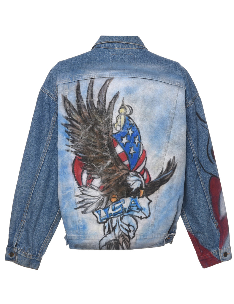 Levi's Customised Denim Jacket - XL