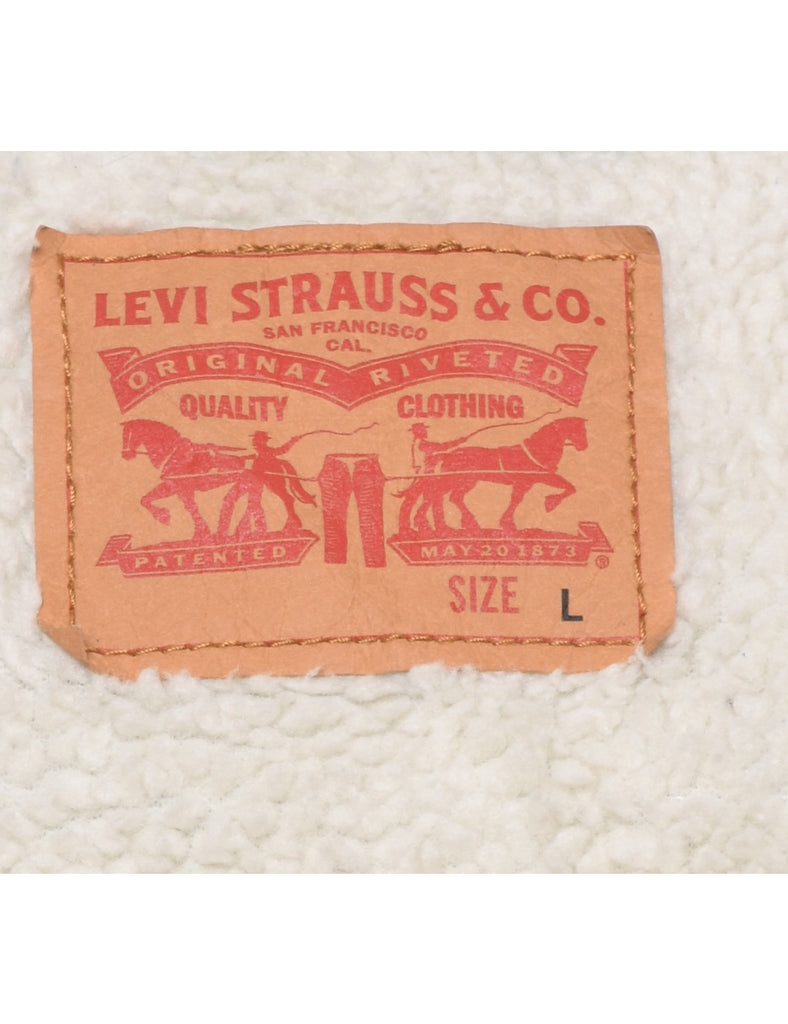 Levi's Shearling Denim Jacket - L