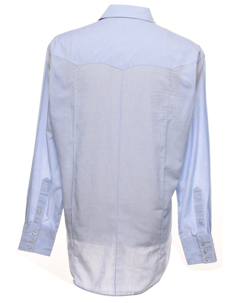 Light Blue Classic Western Shirt - XL