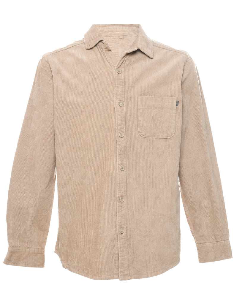 Light Brown Corduroy Shirt - L