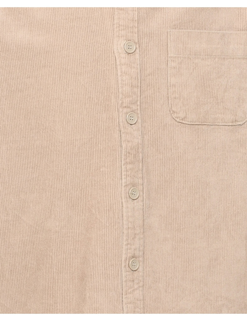 Light Brown Corduroy Shirt - L