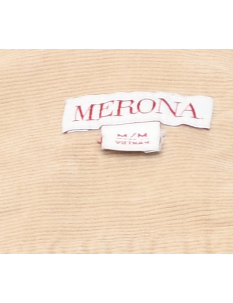 Light Brown Corduroy Shirt - M