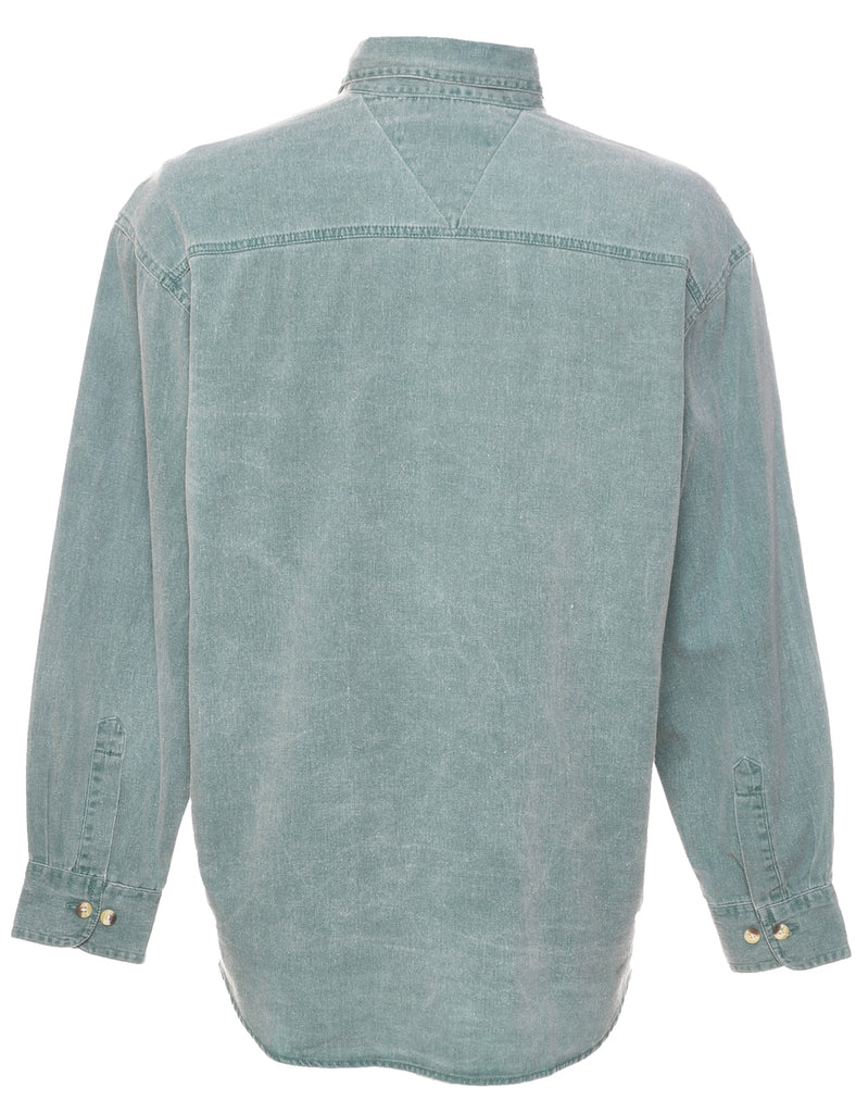 Light Green Denim Shirt - S