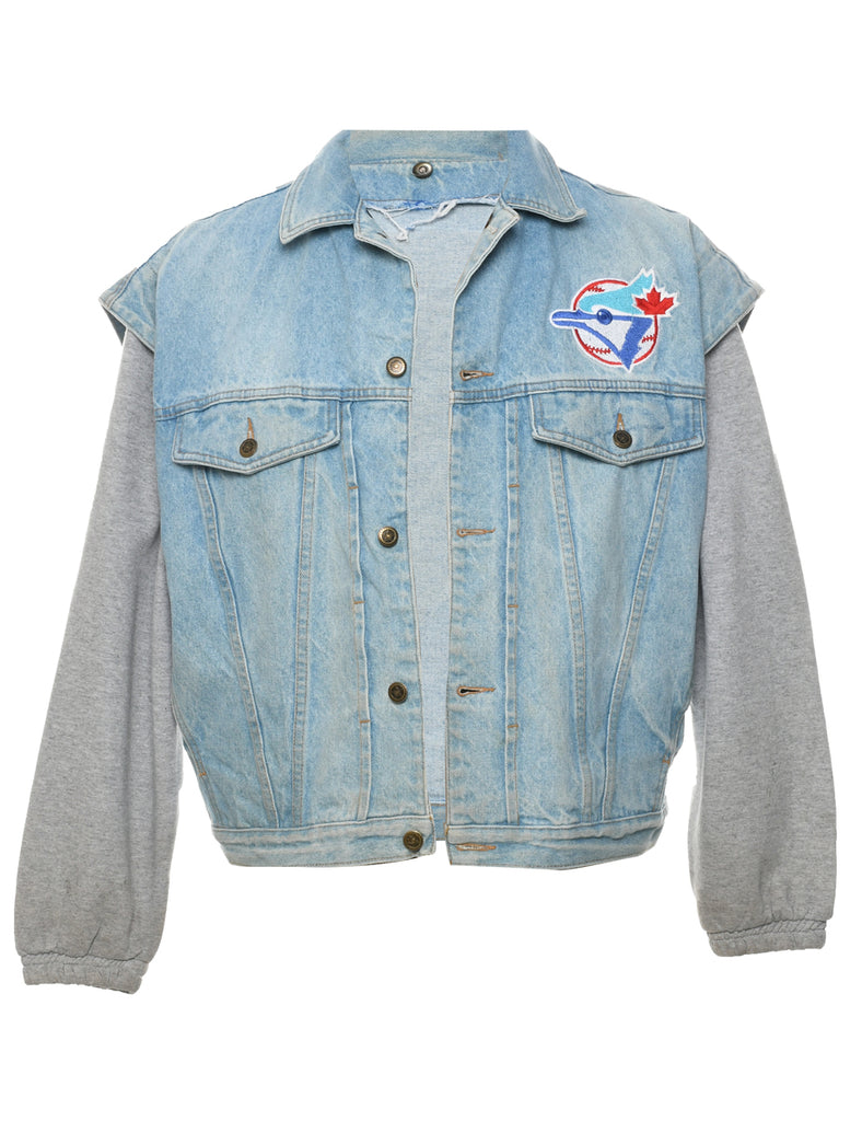 Light Wash Denim Jacket - L