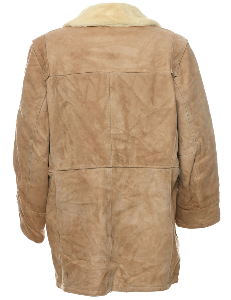 London Fog Shearling Suede Jacket - L