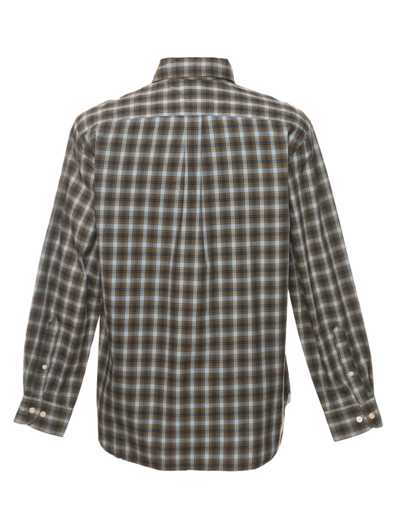 Long Sleeved Checked Shirt - M