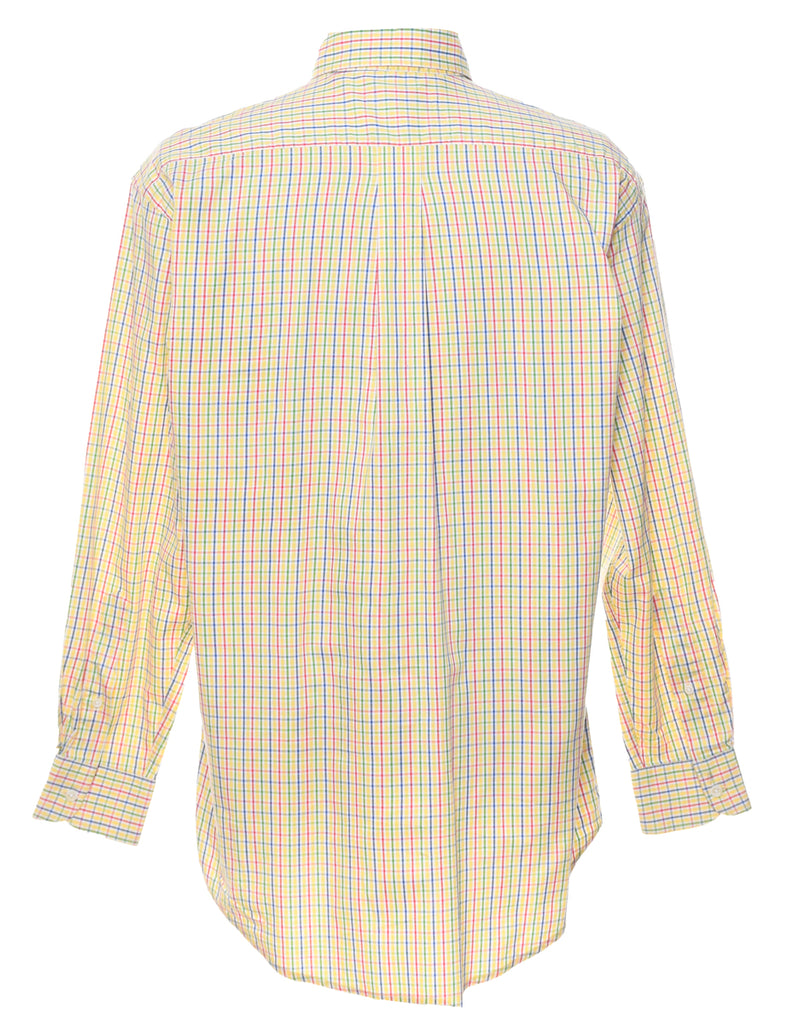 Long Sleeved Checked Shirt - M