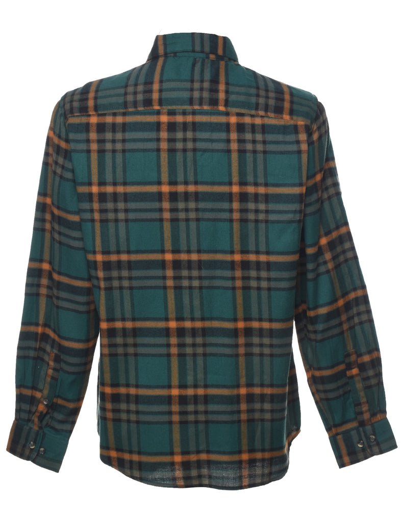 Long Sleeved Checked Shirt - M