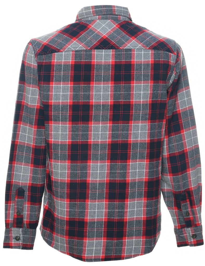 Long Sleeved Checked Shirt - M