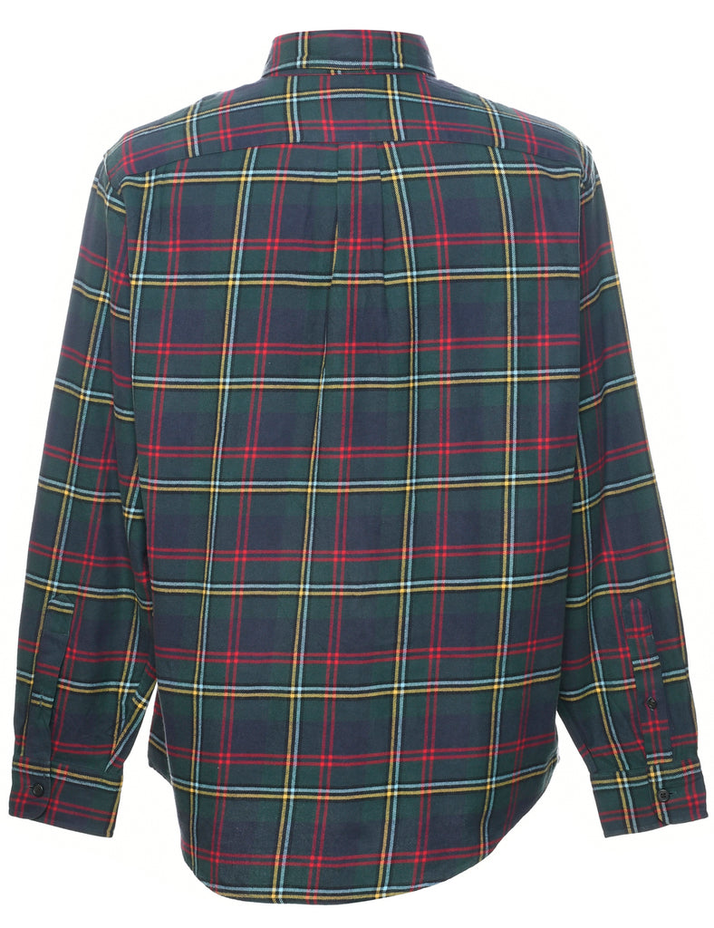 Long Sleeved Checked Shirt - M