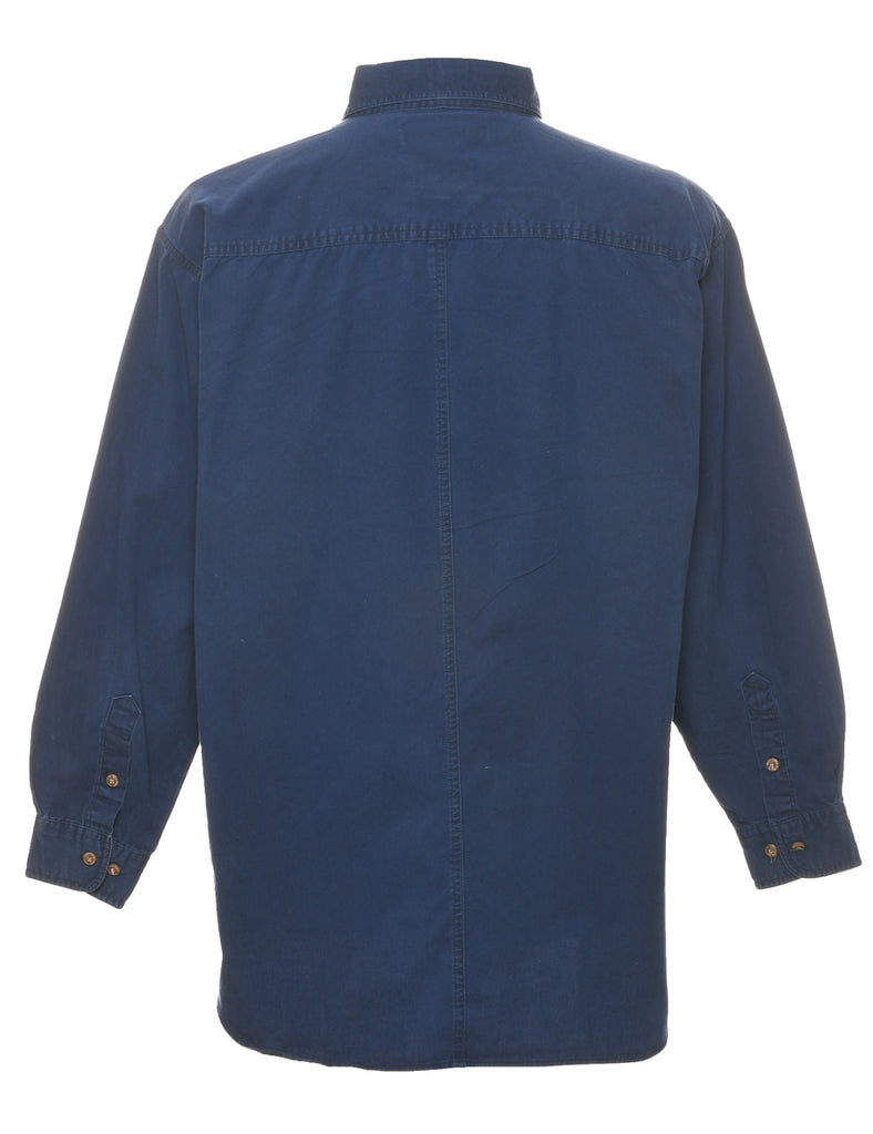 Long Sleeved Denim Shirt - L