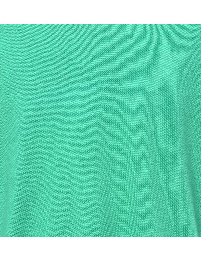 Long Sleeved Green Jumper - XL