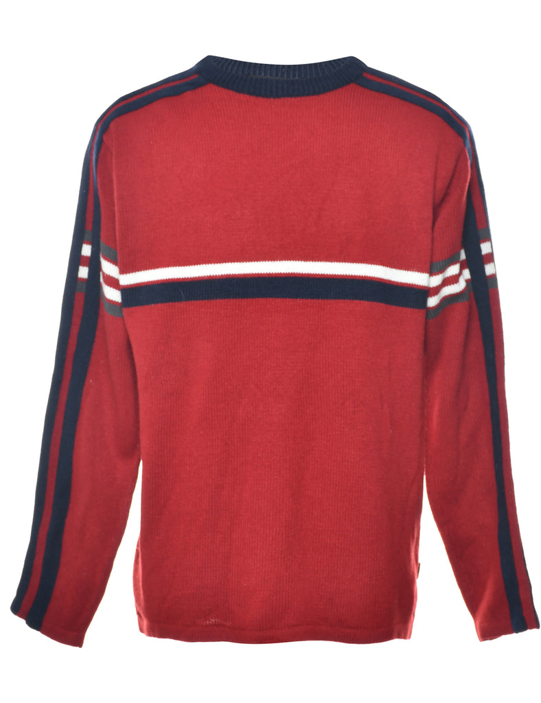 Long Sleeved Maroon Jumper - L