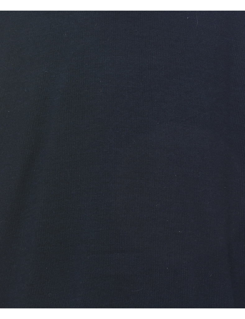 Long Sleeved Navy Jumper - XL