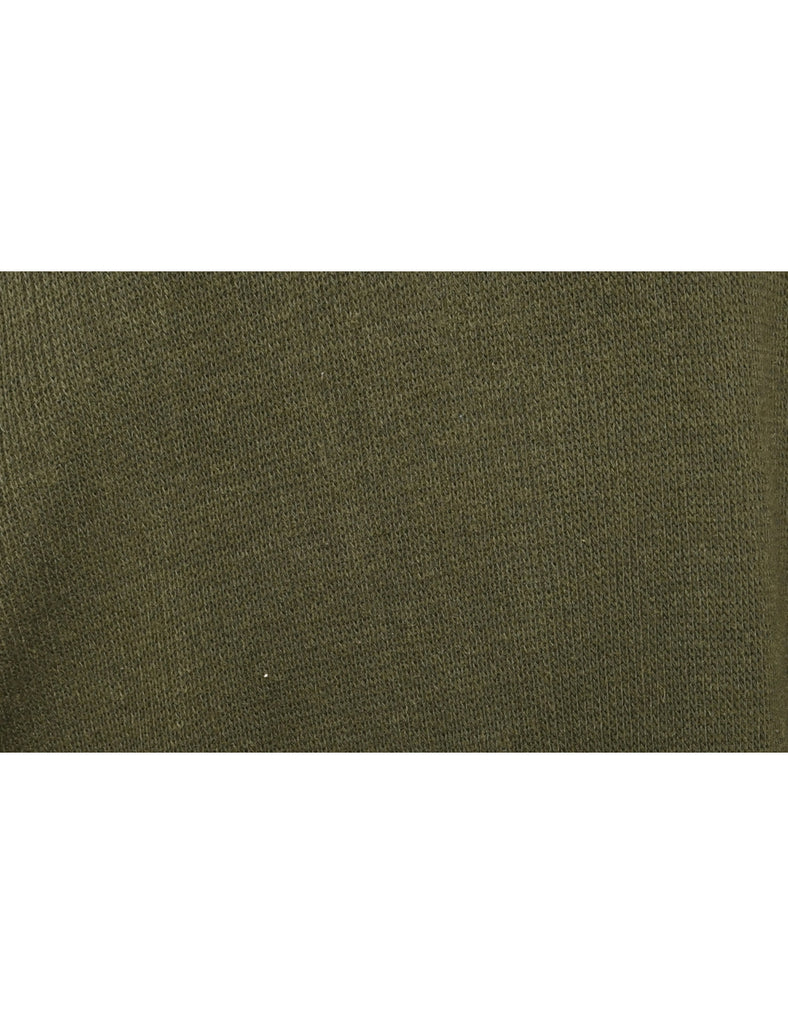 Long Sleeved Olive Green Jumper - M