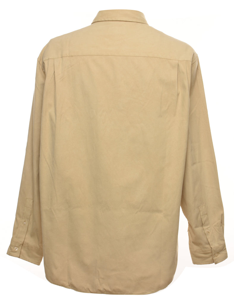 Long-Sleeved Pale Yellow Shirt - XL