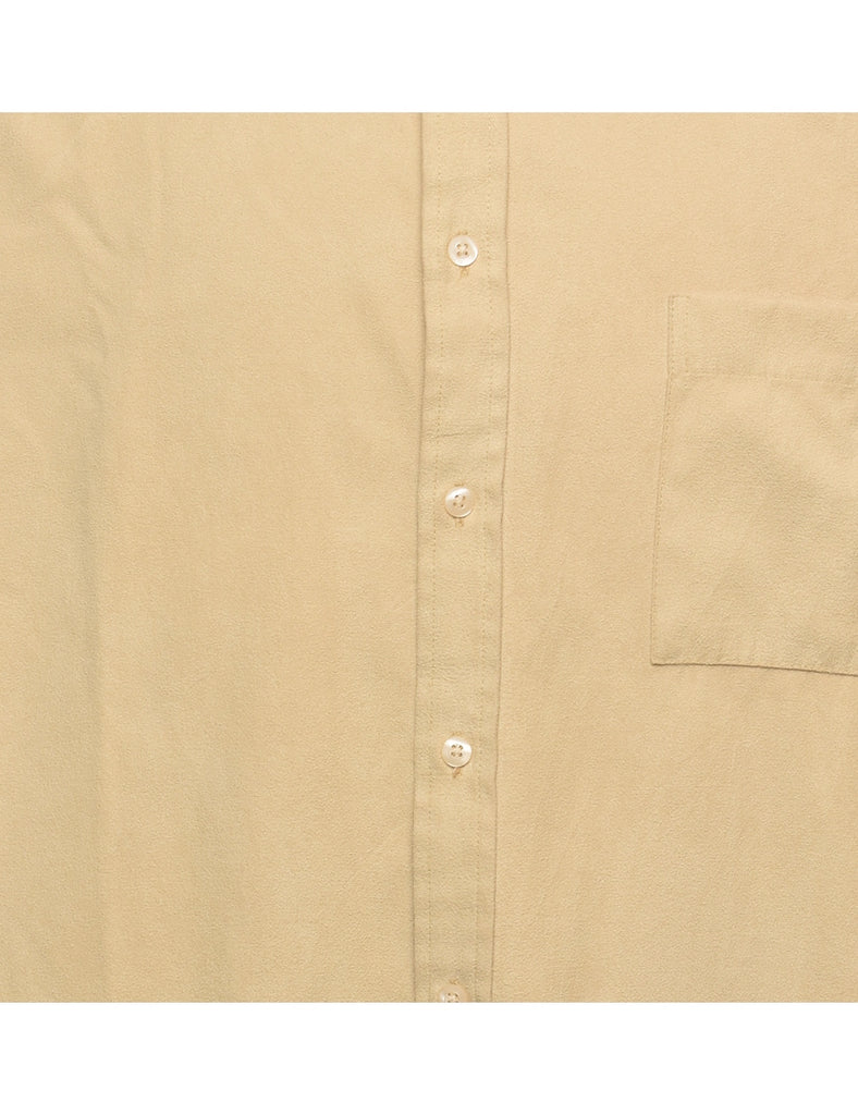 Long-Sleeved Pale Yellow Shirt - XL