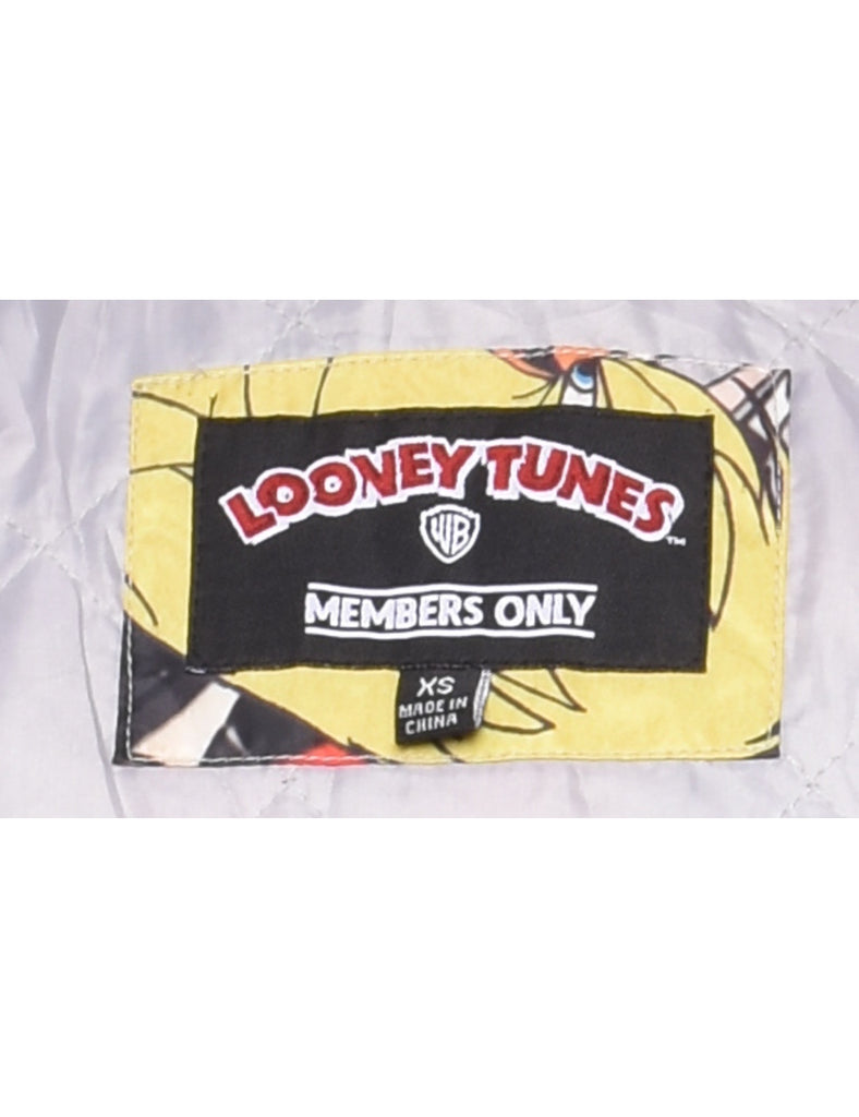 Looney Tunes 1990s Zip-Front Bomber Jacket - XS