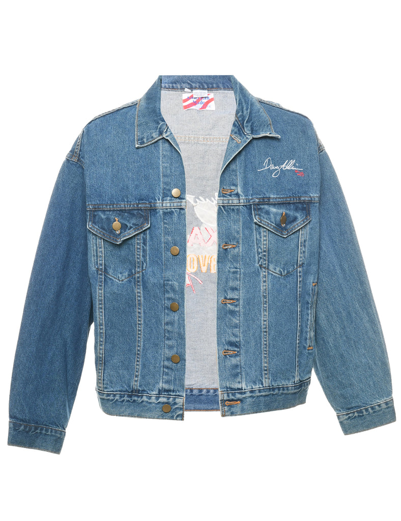 Medium Wash Denim Jacket - XL