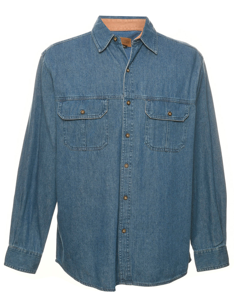 Medium Wash Denim Shirt - M