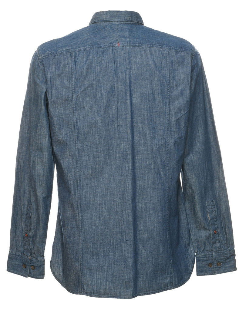 Medium Wash Denim Shirt - M