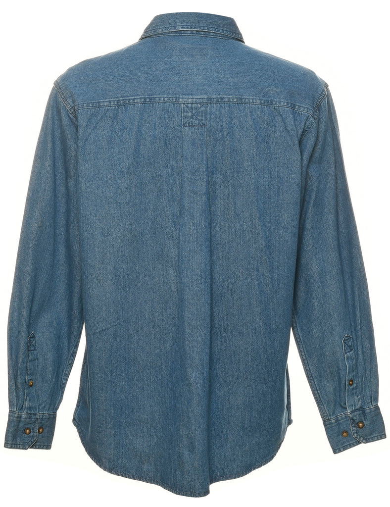 Medium Wash Denim Shirt - M