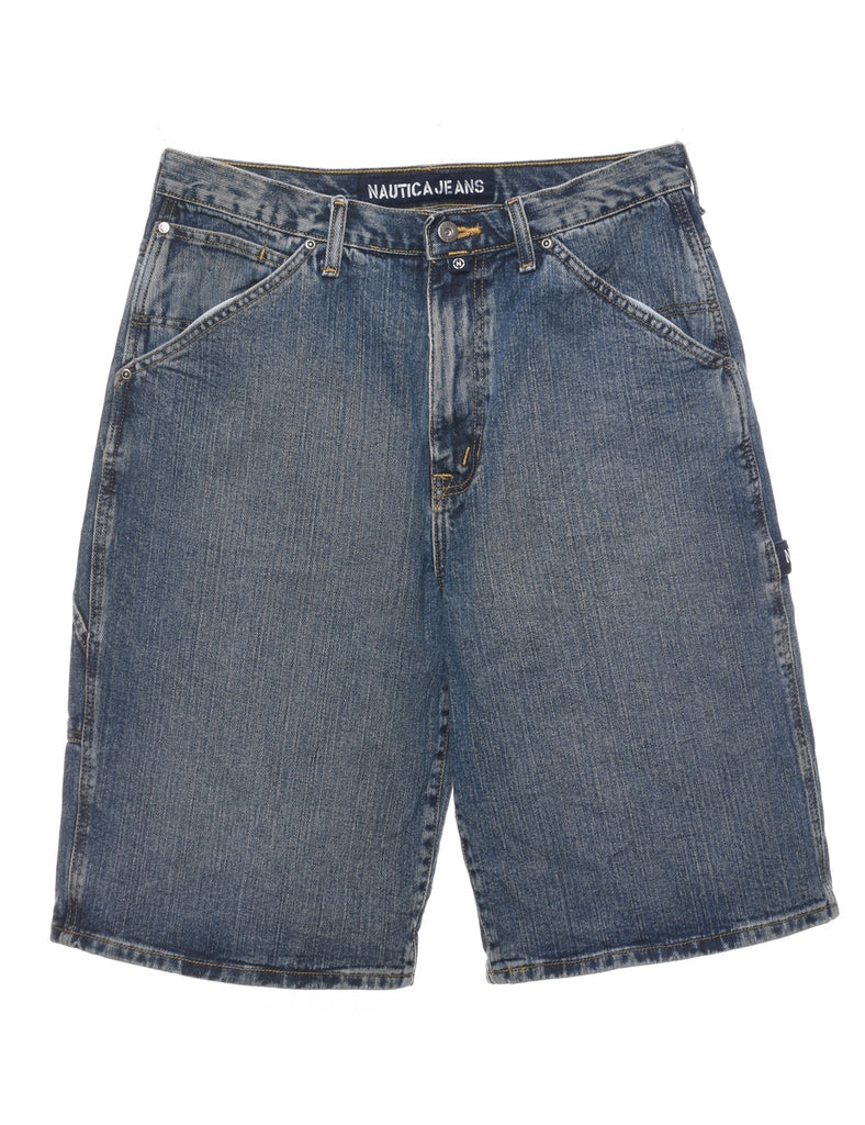 Medium Wash Denim Shorts - W34 L13