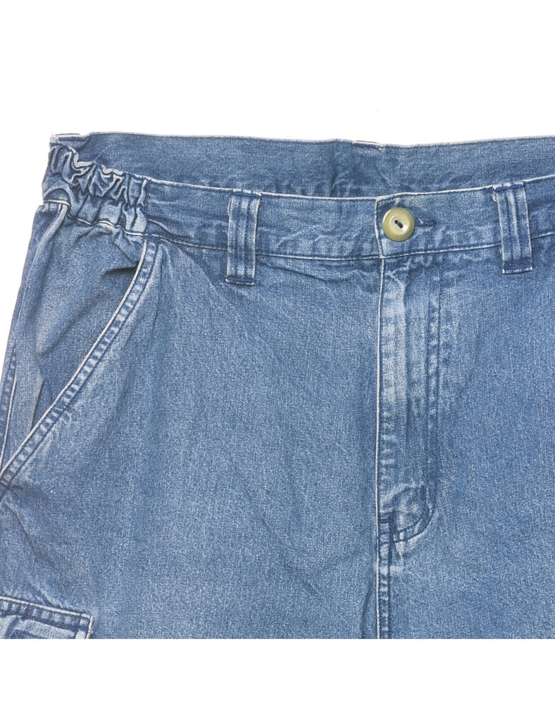 Medium Wash Denim Shorts - W34 L8