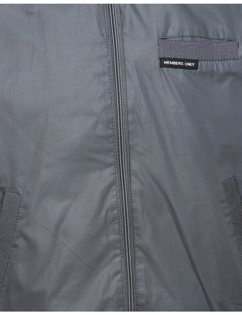 Members Only 1980s Grey Jacket - S