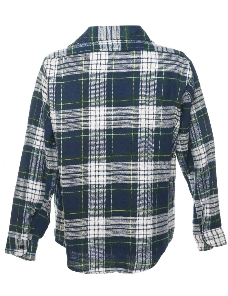 Mr. Leggs Checked Multi-Colour Flannel Shirt - L