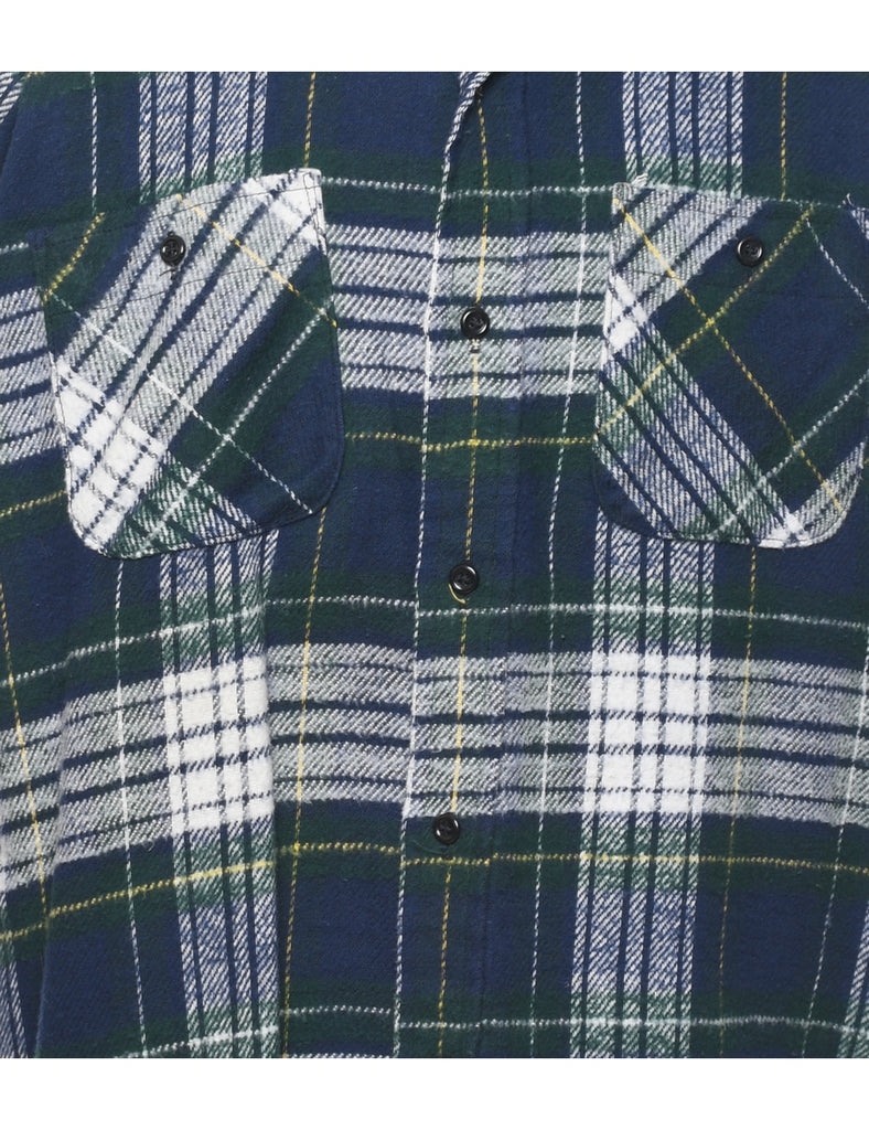 Mr. Leggs Checked Multi-Colour Flannel Shirt - L