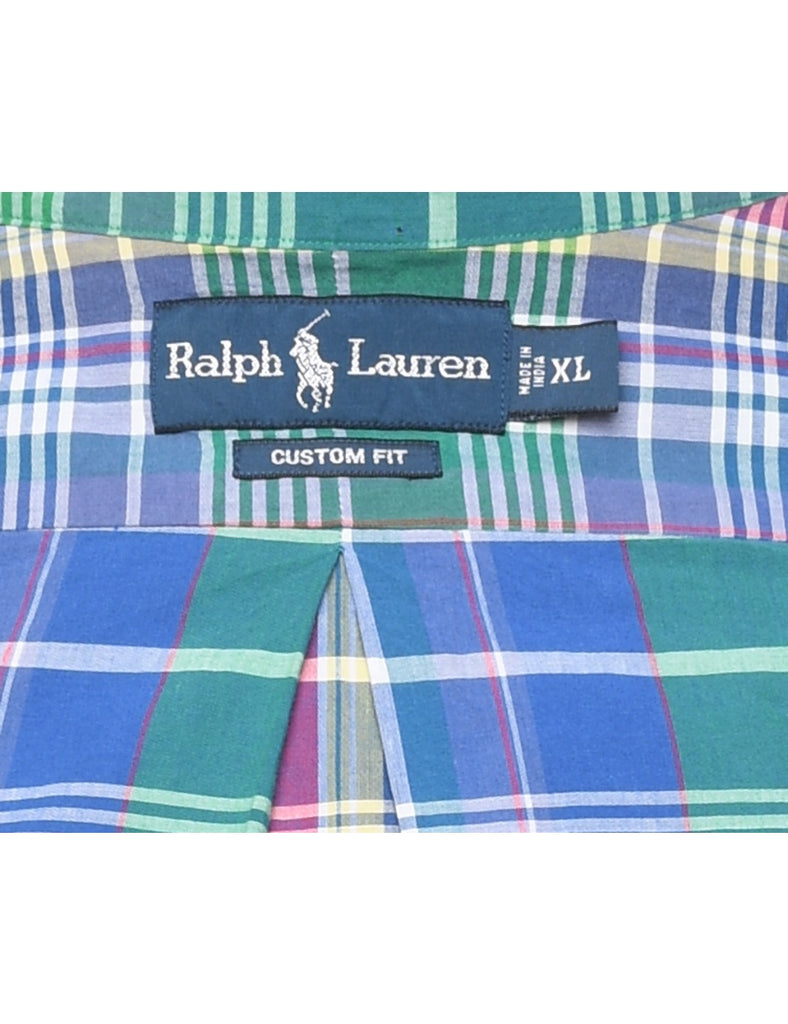 Multi-Colour Checked Ralph Lauren Checked Shirt - XL