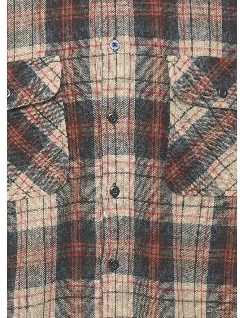 Multi-colour Checked Shirt - L