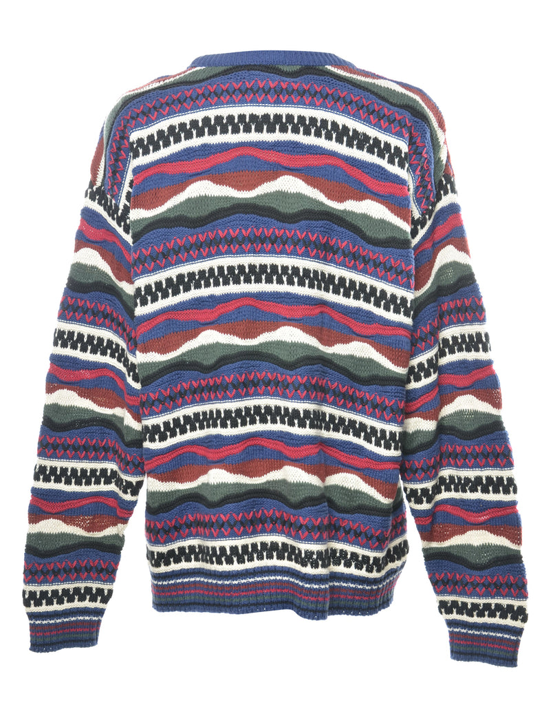 Multi-colour Patterned Jumper - XL