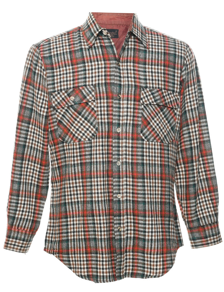 Multi-colour Plaid Shirt - M